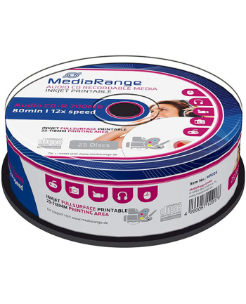 Mediarange Cd-r do muzyki Audio cake 25 printable