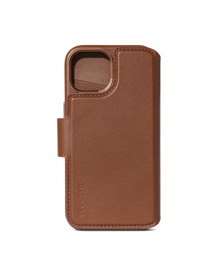 Decoded Leather Detachable Wallet iPhone 15 Plus - Tan główny