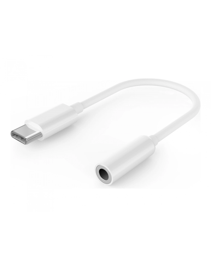 GEMBIRD Kabel audio mini Jack żeński 3.5mm do USB-CM biały główny