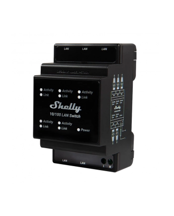 Shelly LAN Switch przełącznik Ethernet z 5 portami