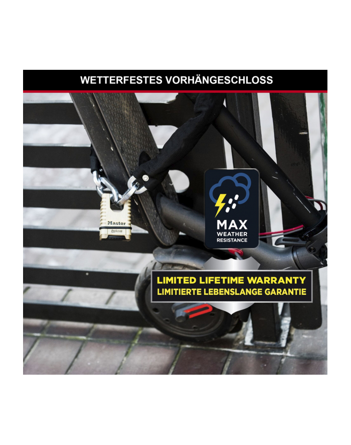 Master Lock Emaga M1177Eurd Mosiądz główny
