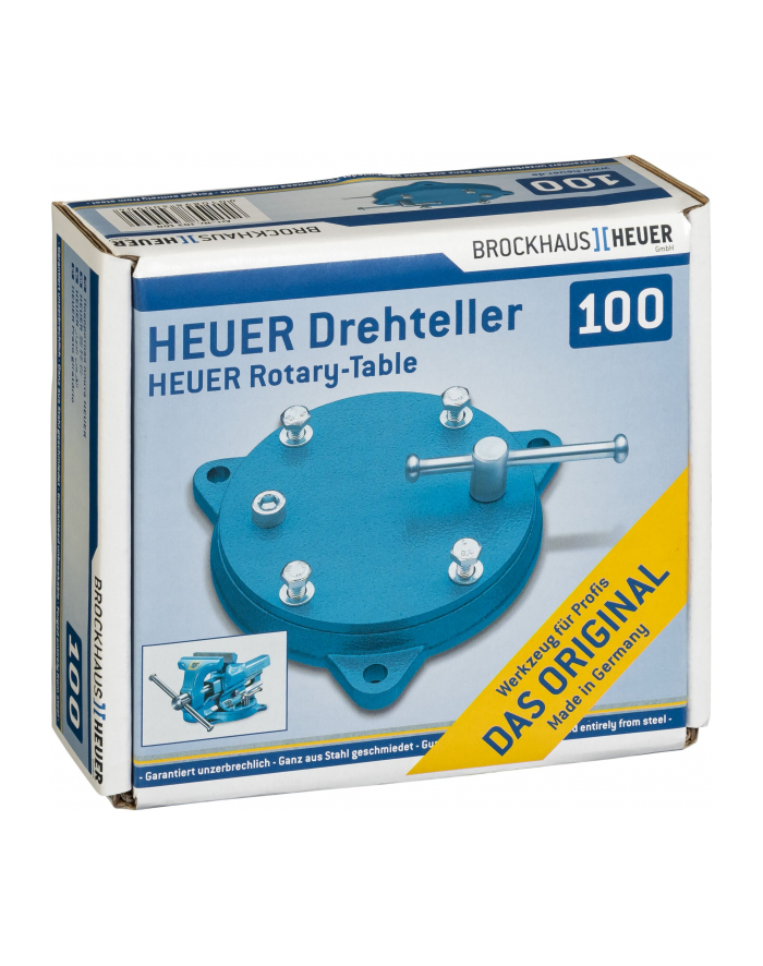 HEUER Obrotnica Plate for Vice Size 100 + Compact 103100 główny