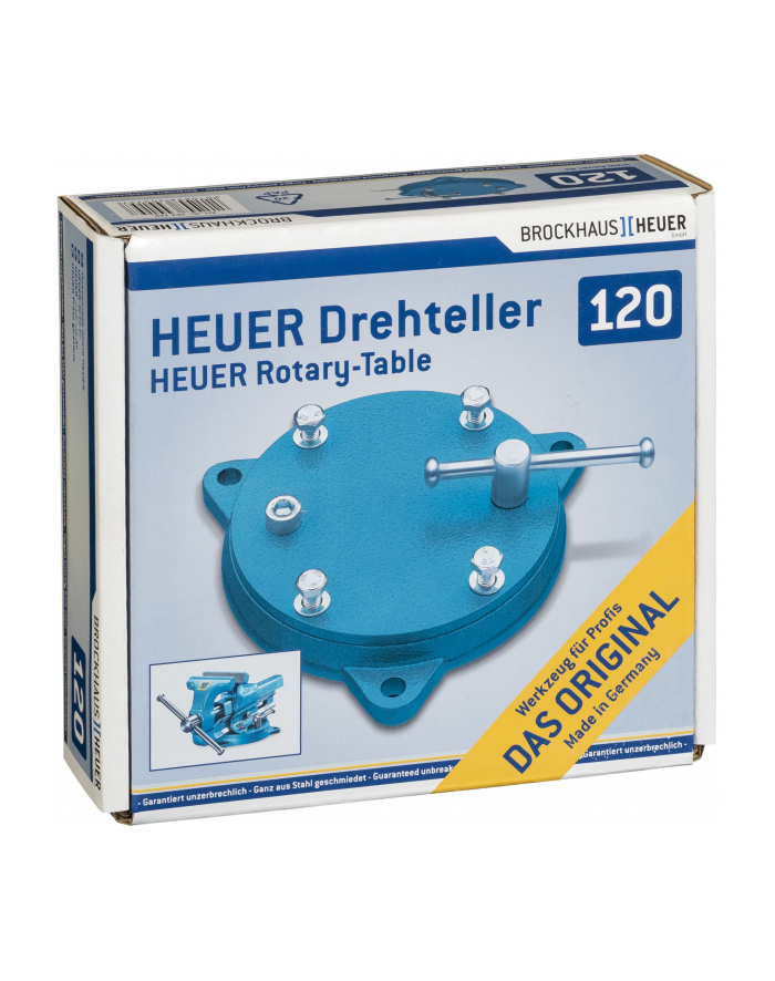 HEUER Obrotnica Plate for Parallel Vice 115 + 120 103120 główny