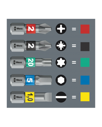 Wera Bity Bit-Check 12 Bitorsion 1 Sb 05136385001 Zest. Bitcheck12Bitorsion1Sb