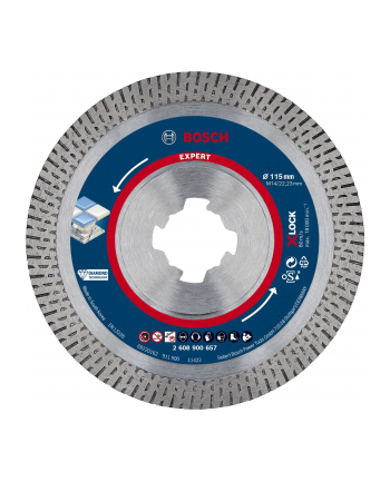 Bosch Accessories Tarcza tnąca diamentowa EXPERT HardCeramic X-LOCK 2608900657