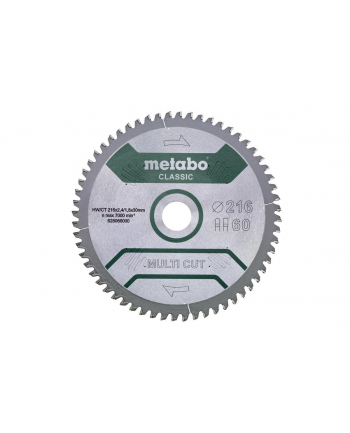 Metabo Piła tarczowa HW/CT 216x30 60 zębów Metabo 628066000