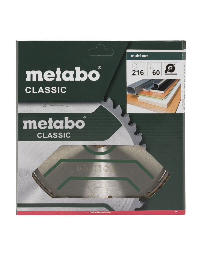 Metabo Piła tarczowa HW/CT 216x30 60 zębów Metabo 628066000 główny