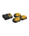 DeWALT DCB1104P3 Zestaw ładowarka DCB1104 + 18V 3x5,0Ah - nr 1