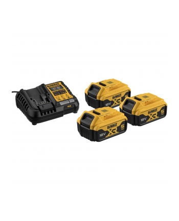 DeWALT DCB1104P3 Zestaw ładowarka DCB1104 + 18V 3x5,0Ah