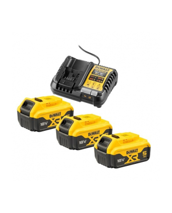 DeWALT DCB1104P3 Zestaw ładowarka DCB1104 + 18V 3x5,0Ah