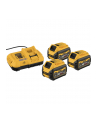 DeWALT zestaw 3 akumulatorów 54V Li-Ion 9,0Ah + ładowarka DCB118X3 - nr 1