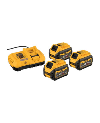 DeWALT zestaw 3 akumulatorów 54V Li-Ion 9,0Ah + ładowarka DCB118X3