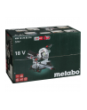 Akumulatorowa ukośnica Metabo KGS 18 LTX BL 216 z funkcją posuwu - 2 akumulatory LiHD 18V/8.0Ah - nr 1
