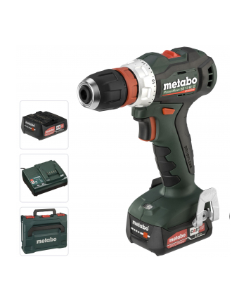 Akumulatorowa wiertarko-wkrętarka Metabo PowerMaxx BS 12 BL Q + metaBOX - 2 akumulatory Li-Power 12V/2.0Ah