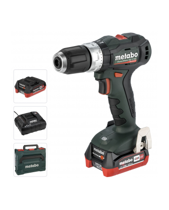 Akumulatorowa wiertarko-wkrętarka udarowa Metabo PowerMaxx SB 12 BL + metaBOX - 2 akumulatory LiHD 12V/4.0Ah