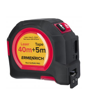 Miernik laserowy z taśmą 40m+5m Ermenrich Reel SLR545 PRO