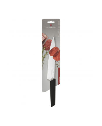 Nóż do porcjowania, 22 cm, czarny Victorinox  6.9013.22B