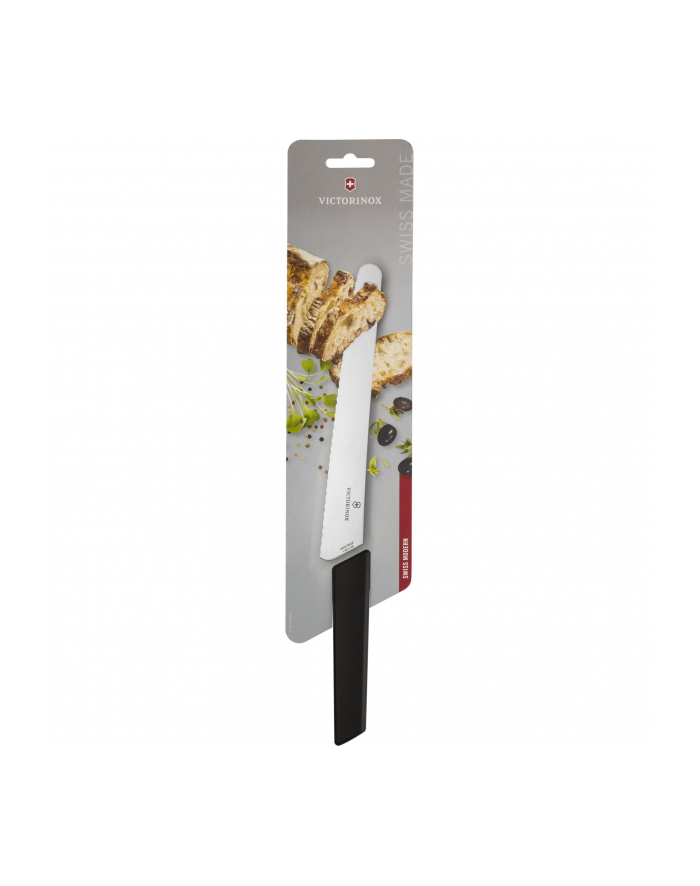 Nóż do chleba i ciast, ostrze ząbkowane, 22 cm, czarny Victorinox  6.9073.22WB główny