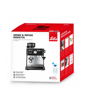 Solis Ekspres Do Kawy Grind & Infuse Perfetta Black