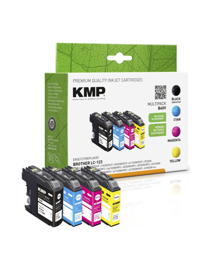 KMP MULTIPACK B60V - KARTRIDŻ Z TUSZEM CZARNY główny