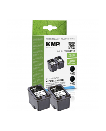 KMP TUSZ DO DRUKAREK ATRAMENTOWYCH 2-PAK H75D CZARNY