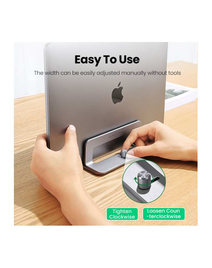 Ugreen Podstawka Na Laptop/Tablet Srebrny (6957303866434) główny