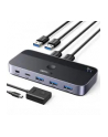 Switch przełącznik USB 3.0 UGREEN CM662, 2X4 out (czarny) (15705) - nr 12