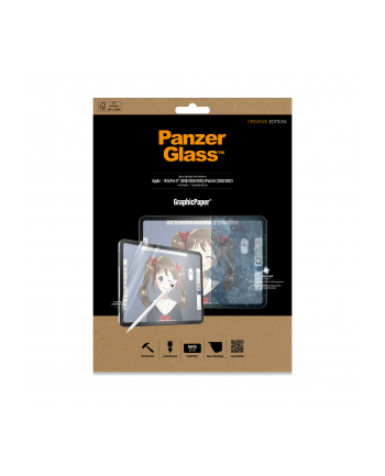 Antybakteryjna folia ochronna PanzerGlass GraphicPaper iPad Pro 11 (2021/2020/2018) / Air 4 gen. 2020 (23225)