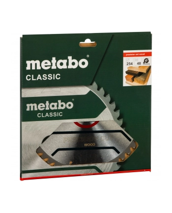 Metabo Tarcza pliarska HW/CT 254x30 48 WZ 628061000