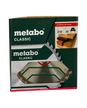 Metabo Piła tarczowa HW/CT 216x30 30 zębów Metabo 628062000