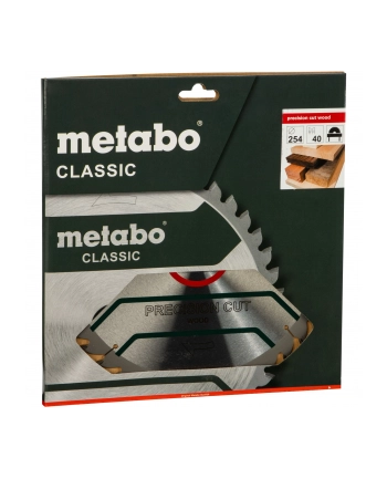 Metabo Piła Tarczowa Hw/Ct 254X30 40 Wz 20