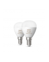 PHILIPS HUE White and Color ambiance Inteligentna żarówka E14 kulka 2szt (929003573602) - nr 5