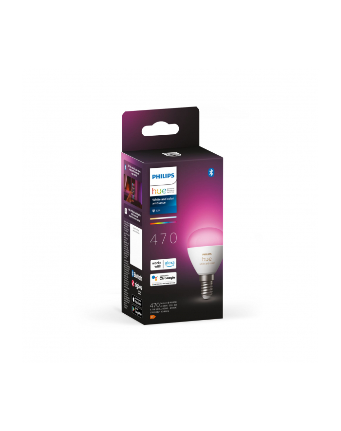 PHILIPS HUE WCA 4.3W Luster E14 1 Pack (929003573601) główny