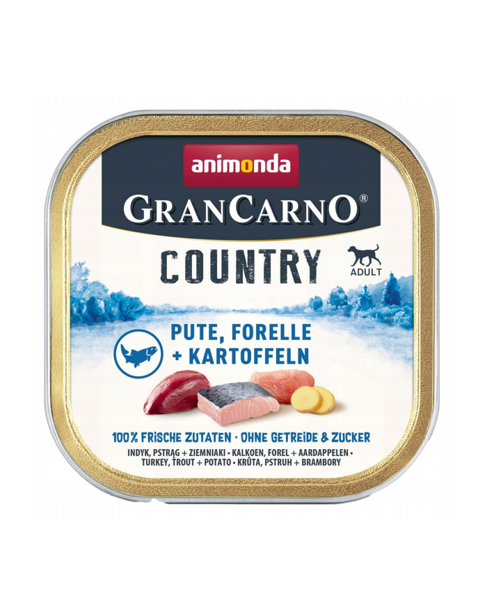 Animonda GranCarno Country indyk,pstrąg,ziem 150g główny