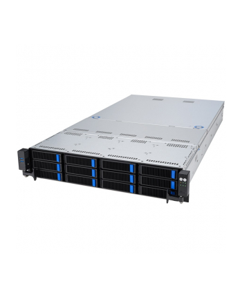 Platforma Asus Rack (2U) RS520A-E12-RS12U AMD Epyc 9004 (12x NVMe, 2xM2, 2xGPU, 2x1Gbe, IPMI, 1+1 1600W)