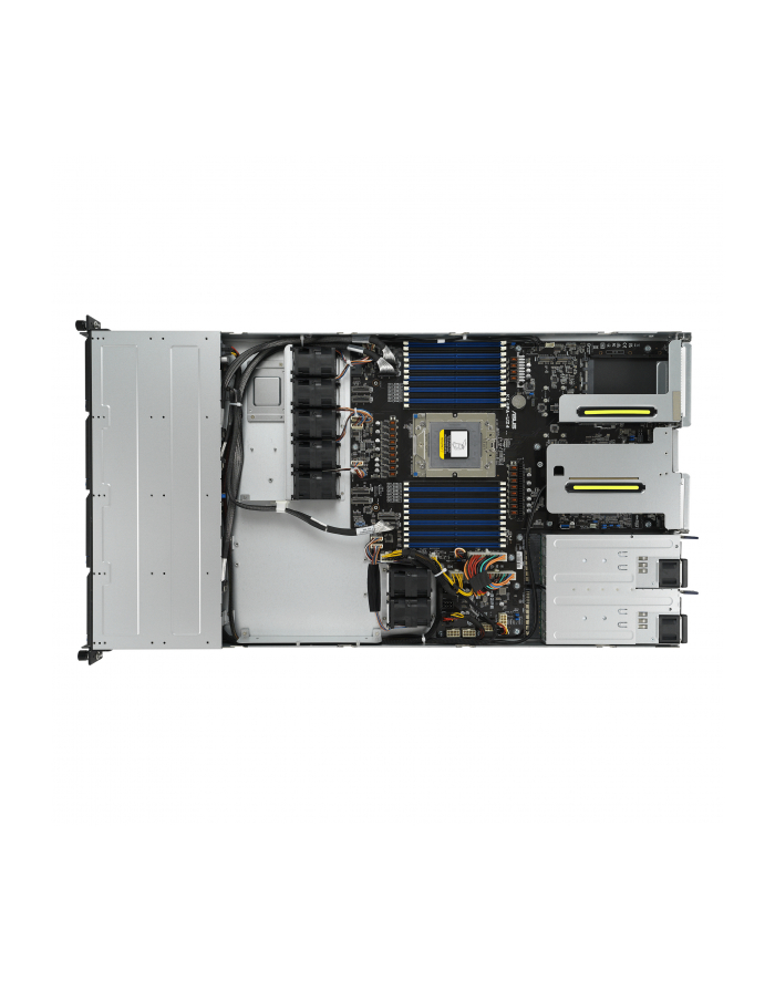 Platforma Asus Rack (1U) RS500A-E12-RS4U AMD Epyc 9004 (4x Nvme, 2xM2, 2xGPU, 2x1Gbe, IPMI, 1+1 800W) główny