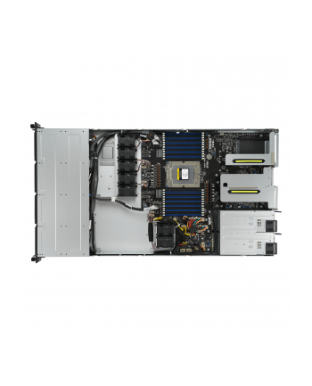Platforma Asus Rack (1U) RS500A-E12-RS4U AMD Epyc 9004 (4x Nvme, 2xM2, 2xGPU, 2x1Gbe, IPMI, 1+1 800W)