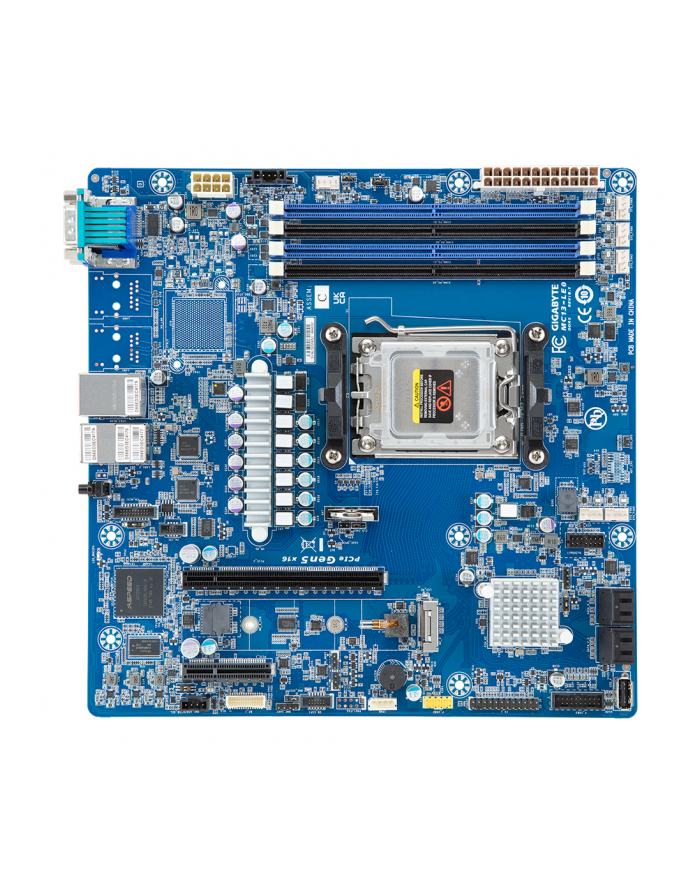 Płyta główna Gigabyte MC13-LE0 1x AM5 AMD Epyc 4004/Ryzen 7000 B650E (4xDIMM, 4x SATA, 1xM2, 2x1Gbe, IPMI, mATX) główny