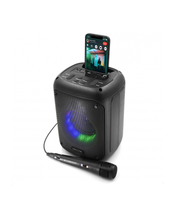 SQUEAK GŁOŚNIK KARAOKE BEATFLOW BLUETOOTH 50 + EDR, RADIO FM, MICROSD, AUX, USB SQ1005