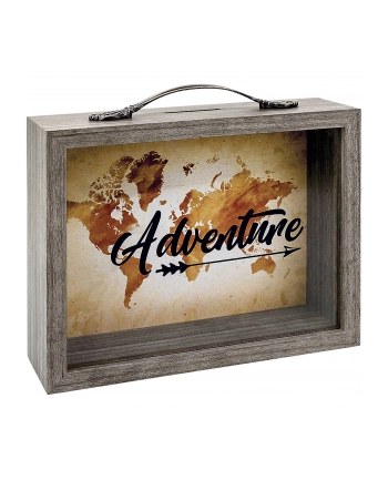 Zep Skarbonka Vida 6,5X21 Holz/Glas Savings Box Rm1093