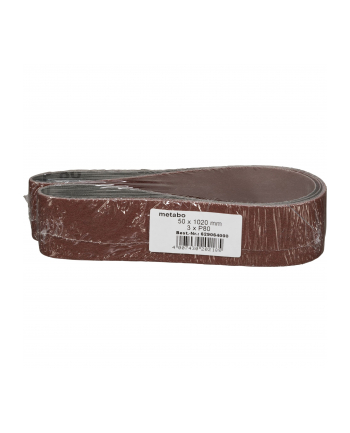 Metabo 3 taśmy szlifierskie 50x1020mm P 80 SSP (629064000)