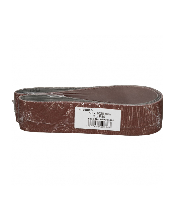 Metabo 3 taśmy szlifierskie 50x1020mm P 80 SSP (629064000) główny