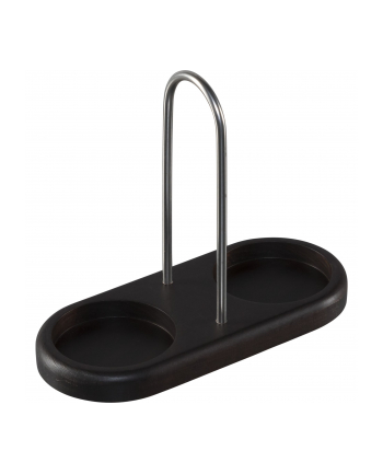 Zassenhaus Bukowa Podstawka Pod Młynki Z Uchwytem 17X8X15 Cm Śred.Otworów 6 Cm Ciemna (36053) nr 1