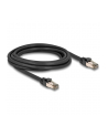 DeLOCK RJ-45 network cable Cat.6a U/FTP ultra flexible (Kolor: CZARNY, 3 meters, inner stainless steel jacket) - nr 4