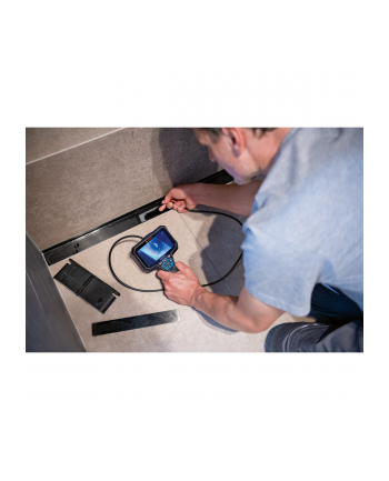 bosch powertools Bosch inspection camera GIC 12V-5-27 C Professional, 12Volt (blue/Kolor: CZARNY, without battery and charger, battery operation)
