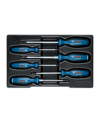 bosch powertools Bosch screwdriver and hand tool set, 19 pieces, pliers set (blue, L-BOXX 102)