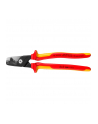 KNIPEX StepCut XL cable cutters 95 18 225 VD-E, cutting pliers (red/yellow, length 225mm) - nr 1