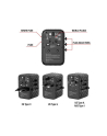 verbatim Adapter podróżny UTA-05 32120 ładowarka GaN 65W 180 krajów, 2x USB-C, 2x USB-A, PD 65W, QC 4+ - nr 6