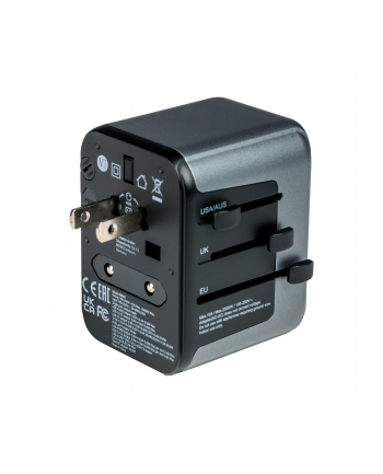 verbatim Adapter podróżny UTA-03 49545 180 krajów, ładowarka PD 30W, QC 3.0 3x USB-C , 2x USB-A nr 1