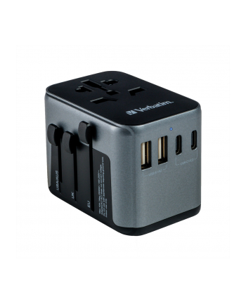 verbatim Adapter podróżny UTA-03 49545 180 krajów, ładowarka PD 30W, QC 3.0 3x USB-C , 2x USB-A nr 2
